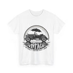 Flag Village USA Vintage Car Flag T-SHIRT Heavy Cotton Tee USA0006
