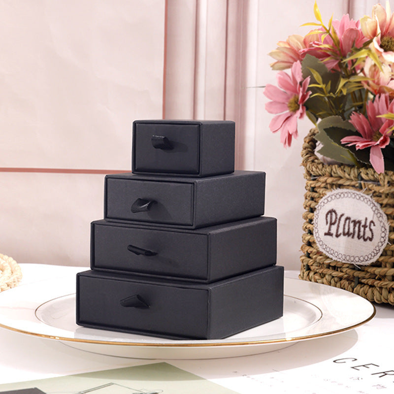 Flag Village Paper Box Custom Jewelry Box Chic Small Jewerly Packaging Display For Necklace Bulk Drawer Cardboard Gift Box