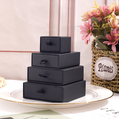 Flag Village Paper Box Custom Jewelry Box Chic Small Jewerly Packaging Display For Necklace Bulk Drawer Cardboard Gift Box