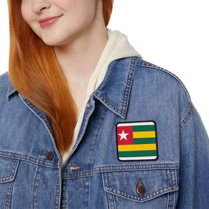 Flag Village Togo Flag Embroidery Iron-On Patches