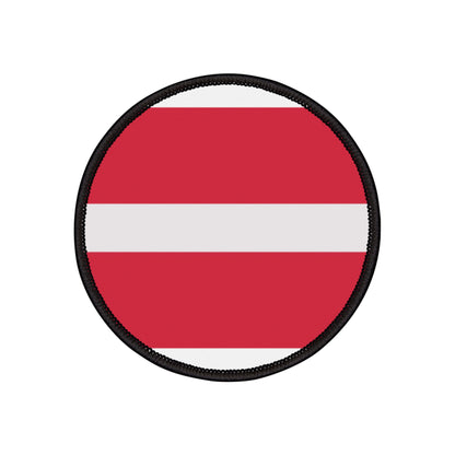 Flag Village Latvia Flag Embroidery Iron-On Patches