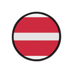 Flag Village Latvia Flag Embroidery Iron-On Patches