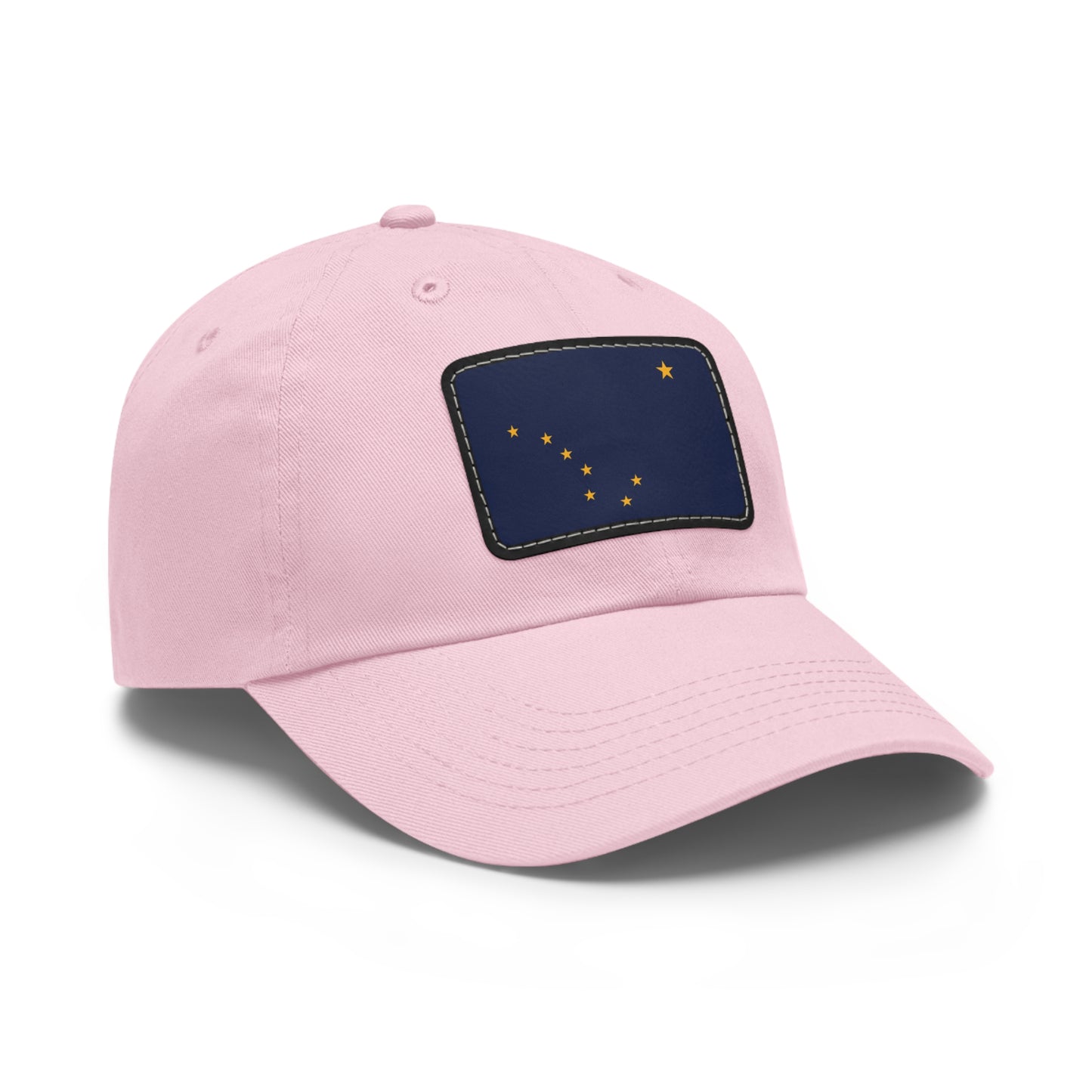 Flag Village USA Alaska State Flag Hat Cap with Leather Patch