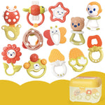 Flag Village Baby Rattle Plastic Toy Gift Box Set