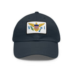 Flag Village USA U.S. Virgin Islands State Flag Hat Cap with Leather Patch
