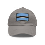 Flag Village Botswana Flag Hat Cap with Leather Patch