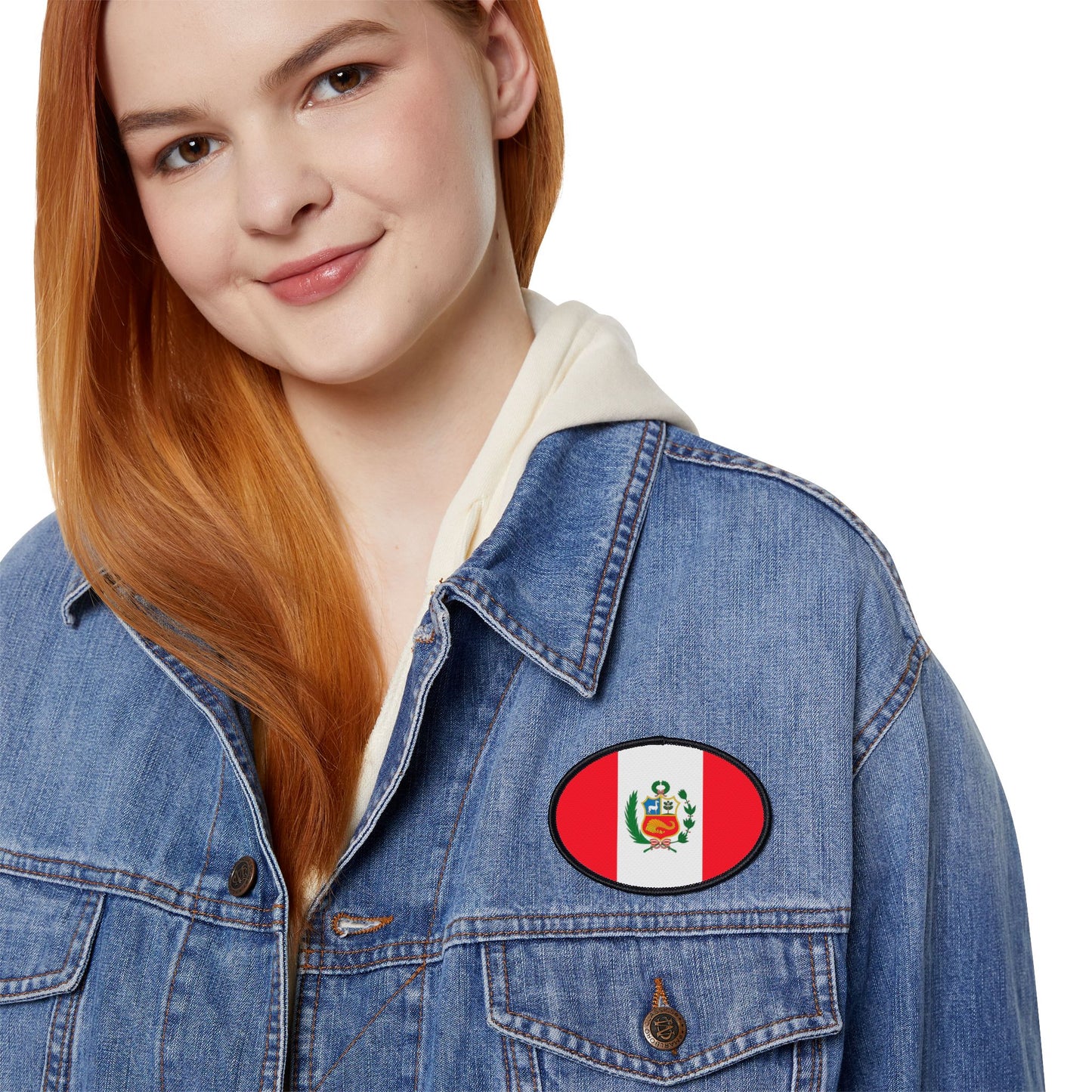 Flag Village Peru Flag Embroidery Iron-On Patches