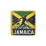 Flag Village JAMAICA Flag Sporting Porcelain Magnet, Square JAM0004