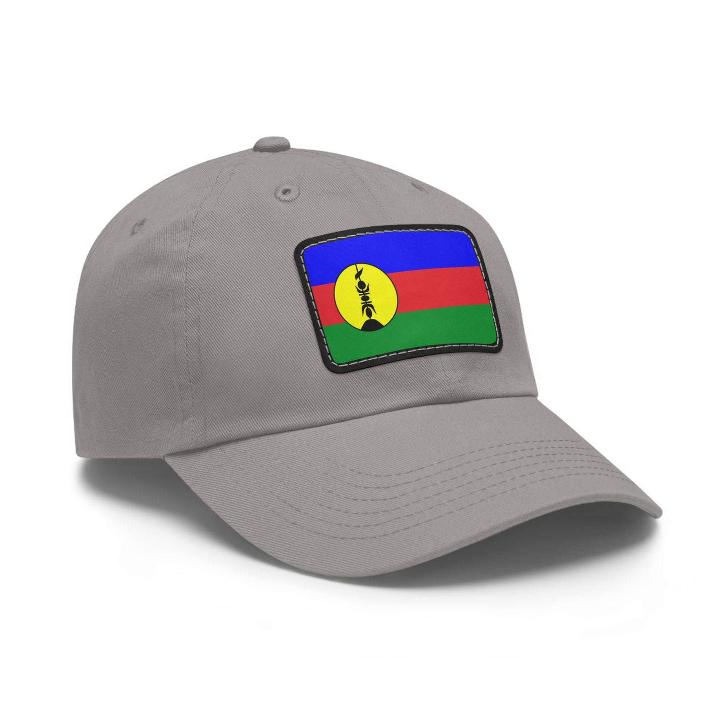 Flag Village New Caledonia Flag Hat Cap with Leather Patch