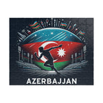Flag Village Azerbaijan Sporting Flag Puzzle (110, 252, 520, 1014-piece) AZE0003