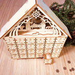 Flag Village DIY wooden calendar Christmas gift box