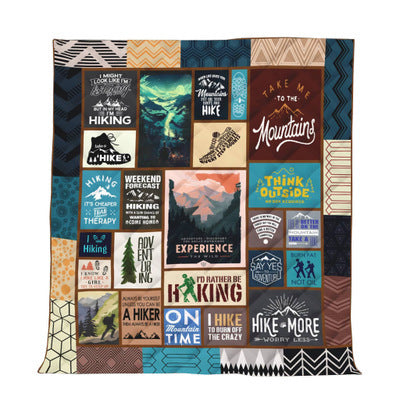 Flag Village Outdoor camping blanket