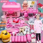 Flag Village Children's Doctor Toy Set Tool Medical Box