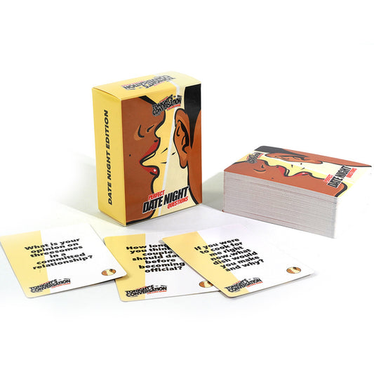Flag Village Full English Date Night Perfect Dating Friend Party Tabletop Game Cards Couple Conversation Cards Quiz Cards Birthday Gifts