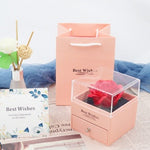 Flag Village Eternal flower gift box Earring Necklace Pendant box couple ring box