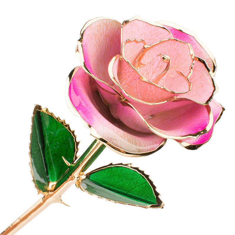 Flag Village 24K Gold-plated Rose Flower With A Gift Box Valentine's Day Gift
