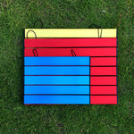 Flag Village Outdoor mountaineering, super alloy folding table, barbecue camping portable picnic table, simple trumpet, mini table wholesale