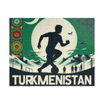 Flag Village Turkmenistan Sporting Flag Puzzle (110, 252, 520, 1014-piece) TKM0005