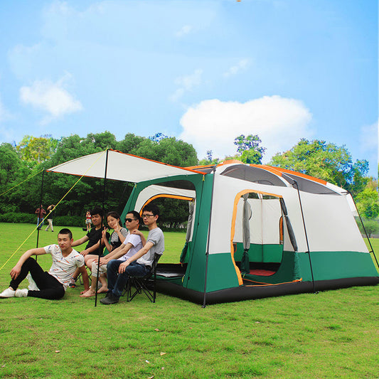 Flag Village Multi-person Thickening Rain-proof Camping Portable Luxury Villa