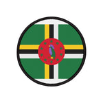 Flag Village Dominica Flag Embroidery Iron-On Patches