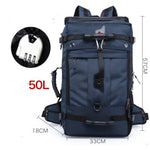 Flag Village New double shoulder bag Oxford cloth bags male outdoor backpack large capacity baggage bag multifunction hiking bag