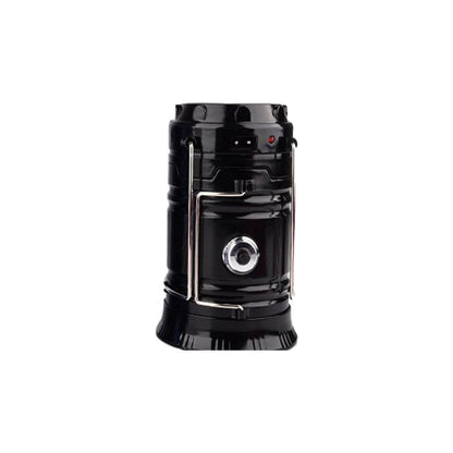 Flag Village new solar charging type multifunctional telescopic camping lantern lantern outdoor camping tent lamp