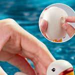 Flag Village Baby Bath Toys Cute Cartoon Goose Dolphin Swimming Wind-up Clockwork Infant Children Water Toys Gifts Kids Showering Toys