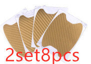 Flag Village Auto Tools 4pcs Set Of Door Stickers Carbon Fiber Scratch-resistant Car Handle Stickers