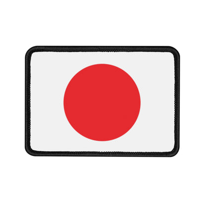 Flag Village Japan Flag Embroidery Iron-On Patches