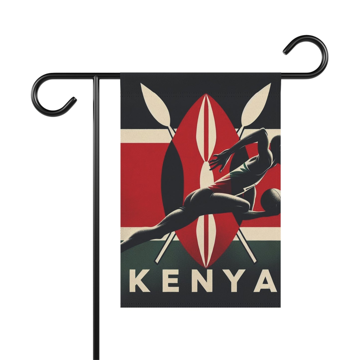 Flag Village KENYA Flag Sporting Garden & House Banner KEN0003