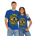 Flag Village Brazil Sporting Flag T-SHIRT Heavy Cotton Tee BRA0011