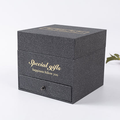 Flag Village New Year gift box February 14 Valentine's Day lipstick gift box Music packaging box perfume packaging box gift box flower box