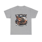 Flag Village USA Vintage Car Flag T-SHIRT Heavy Cotton Tee USA0010