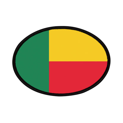 Flag Village Benin Flag Embroidery Iron-On Patches