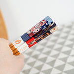 Flag Village Factory Supply Japanese Style Lucky Cat Cartoon Cute Bamboo Chopsticks Five Pairs Set Gift Box Chopsticks
