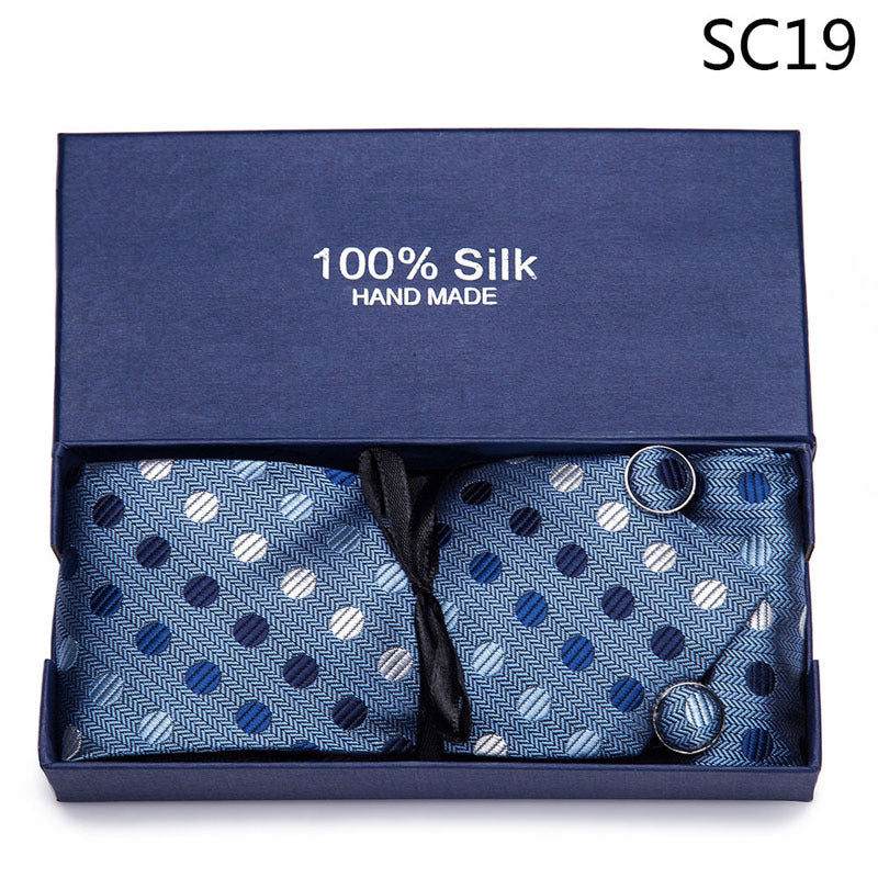 Flag Village Men's Tie Gift Box Set Group Business Formal