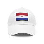 Flag Village Paraguay Flag Hat Cap with Leather Patch