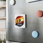 Flag Village Spain National Flag Fridge Magnet 2" x 2"