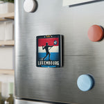 Flag Village Luxembourg National Flag Fridge Magnet