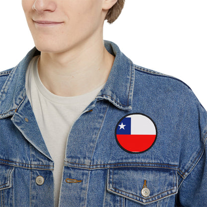 Flag Village Chile Flag Embroidery Iron-On Patches