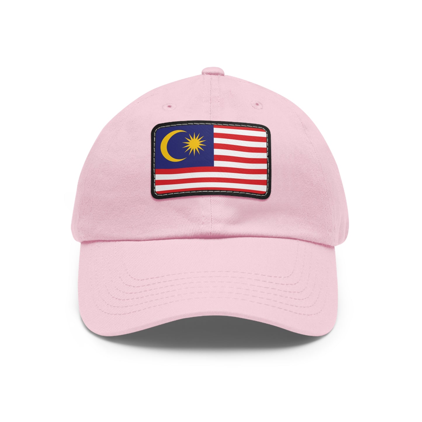 Flag Village Malaysia Flag Hat Cap with Leather Patch