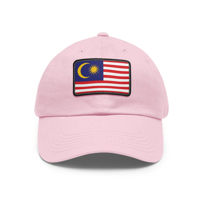 Flag Village Malaysia Flag Hat Cap with Leather Patch