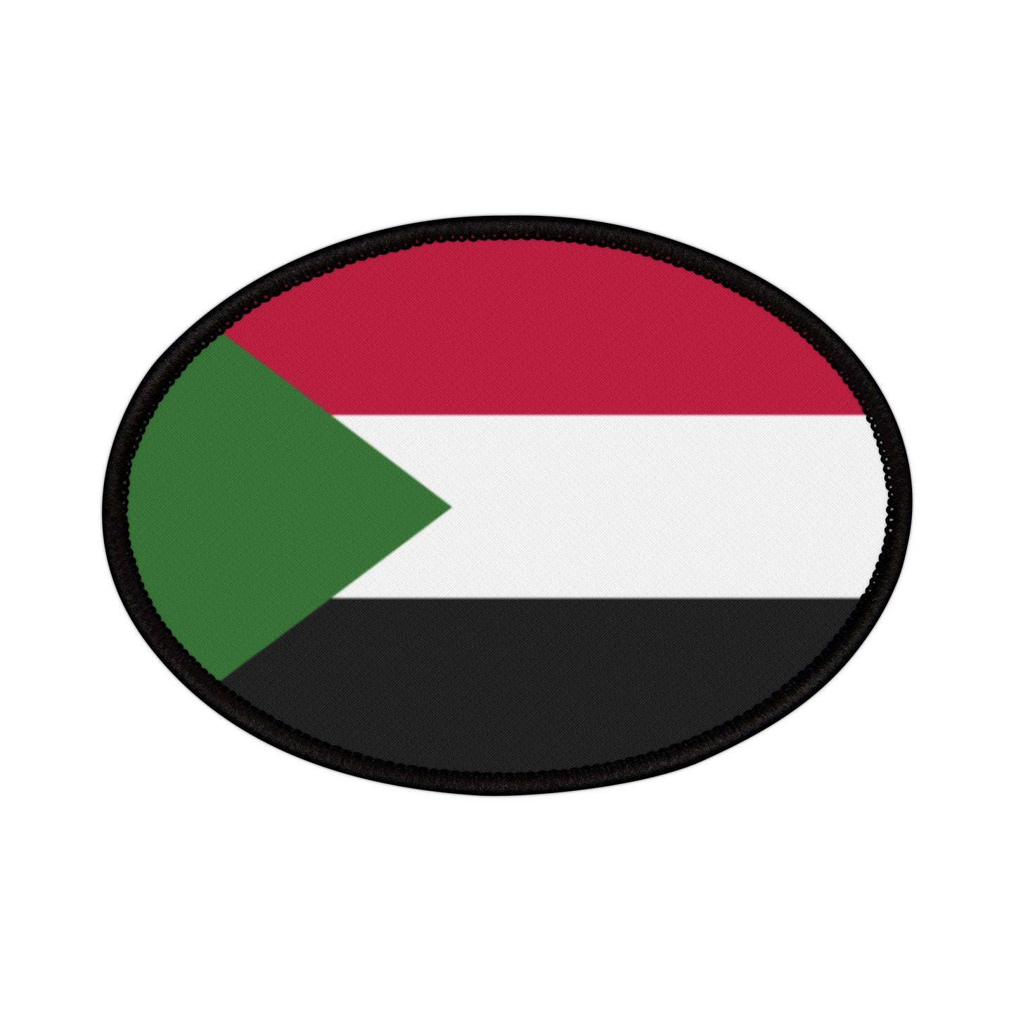 Flag Village Sudan Flag Embroidery Iron-On Patches