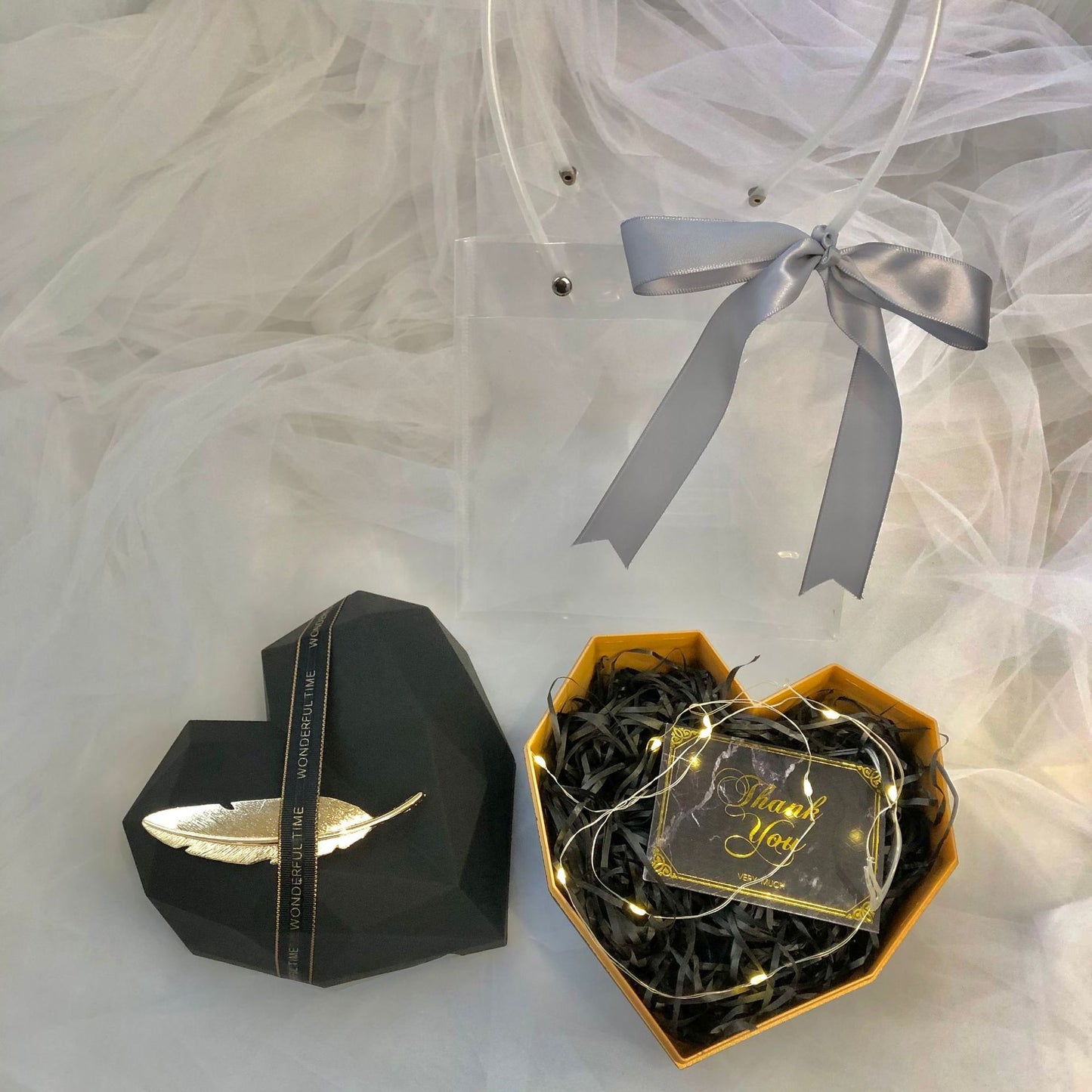 Flag Village Christmas Heart-shaped Gift Box