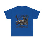 Flag Village USA Vintage Car Flag T-SHIRT Heavy Cotton Tee USA0005
