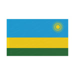 Flag Village Rwanda Flag 18" x 12" / 36" x 24" / 60" x 36"