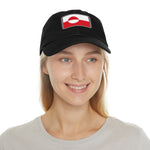 Flag Village Greenland Flag Hat Cap with Leather Patch