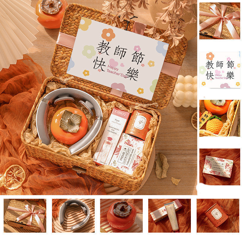 Flag Village Teacher Gift Box Set Neck Massager