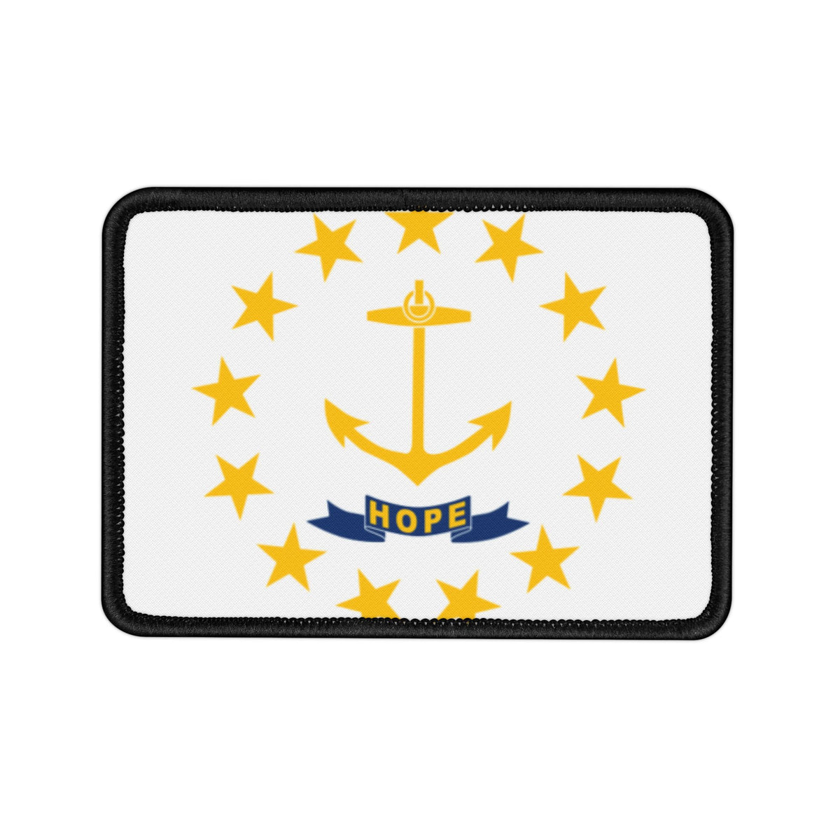 Flag Village Rhode Island State Flag Embroidered Iron-On Patch