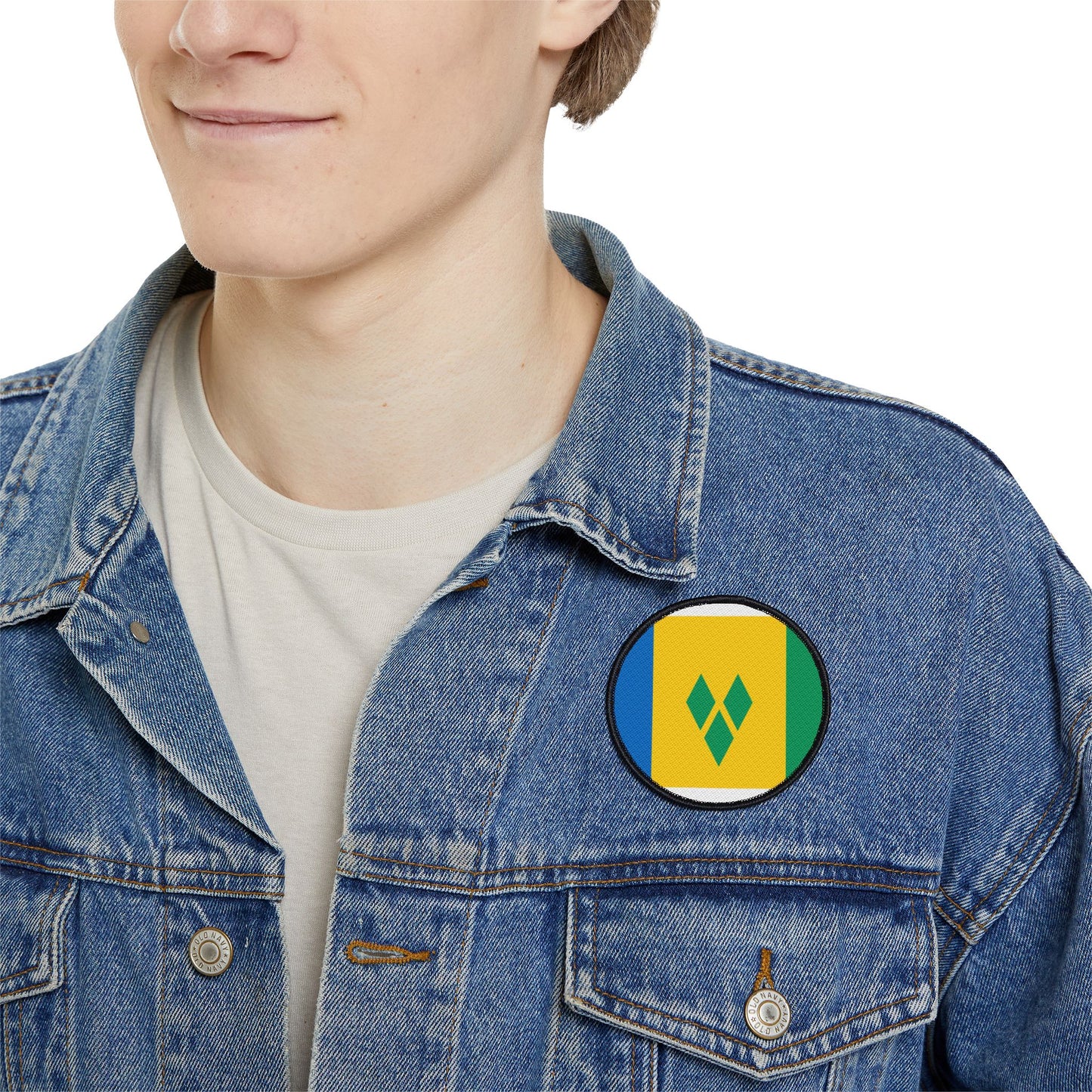 Flag Village Saint Vincent And The Grenadines Flag Embroidery Iron-On Patches